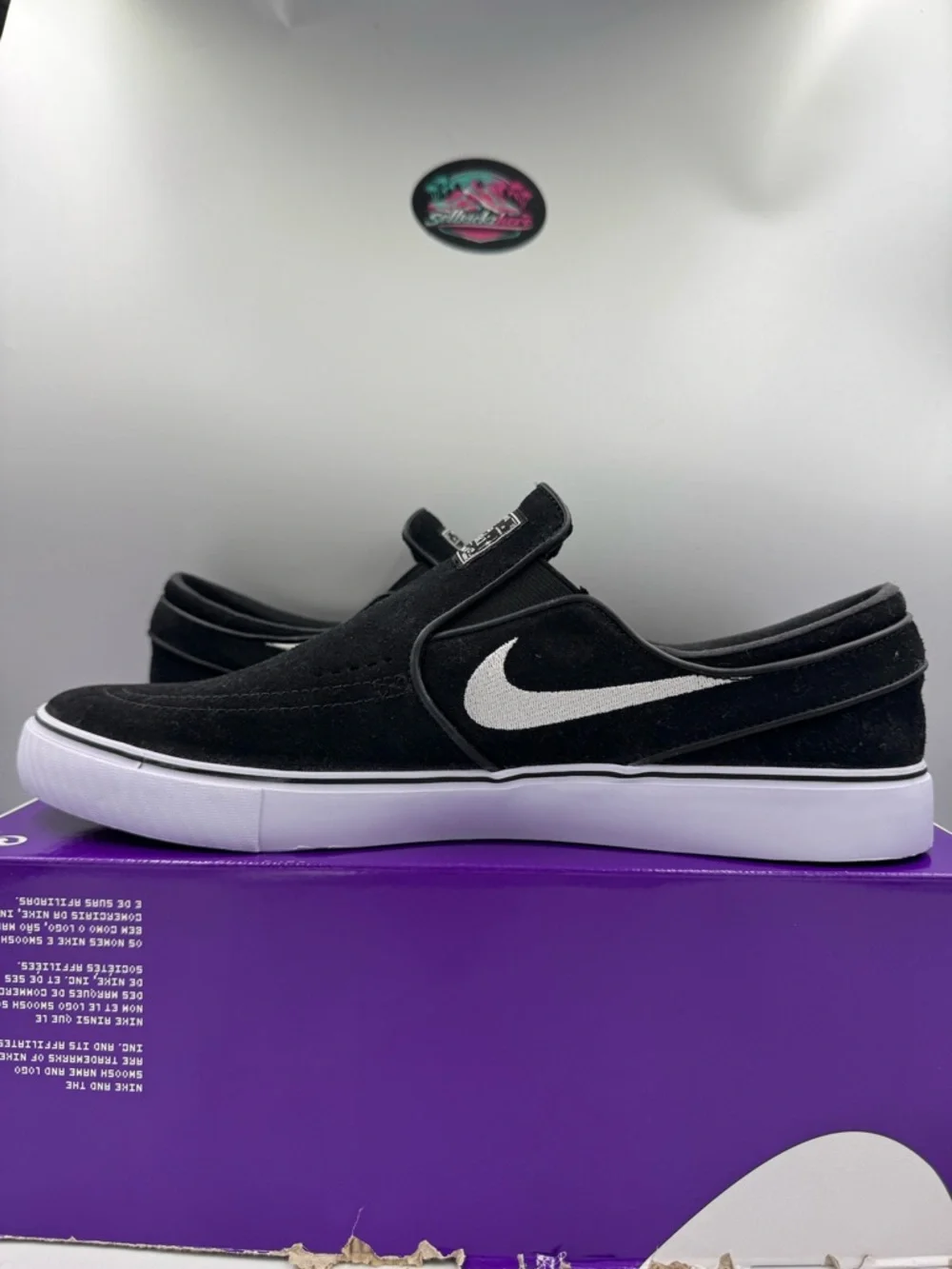Nike SB Zoom Janoski+ Slip Black White BRAND NEW Multiple Sizes - Picture 6 of 8